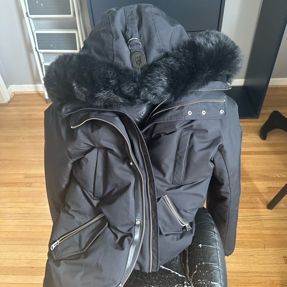 MACKAGE fur jacket-BLACK